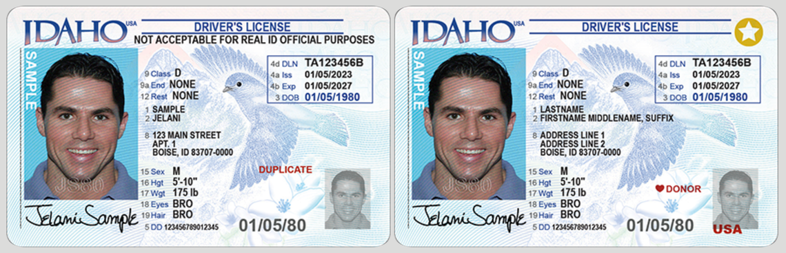A Star Card looks nearly the exact same as the old driver’s license, but has a star in the top right corner.