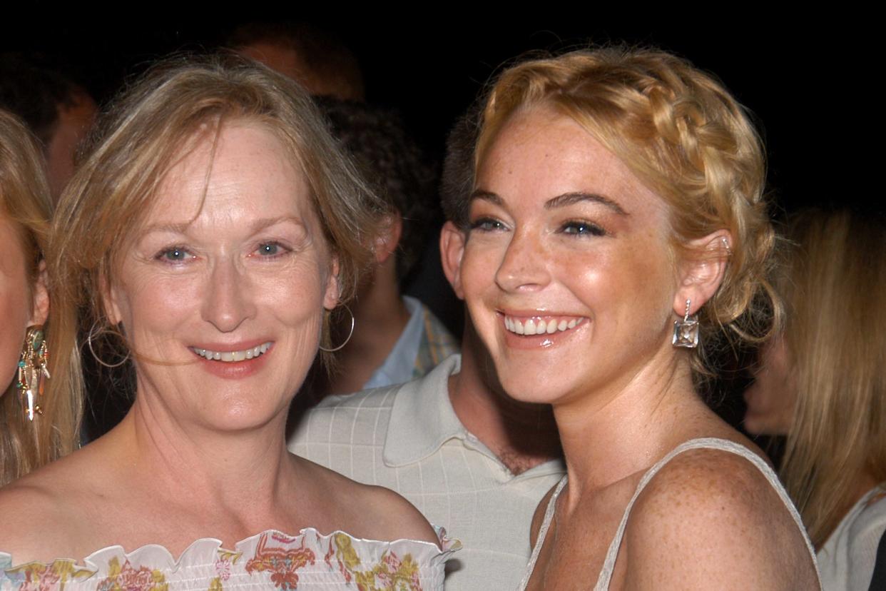 Meryl Streep and Lindsay Lohan