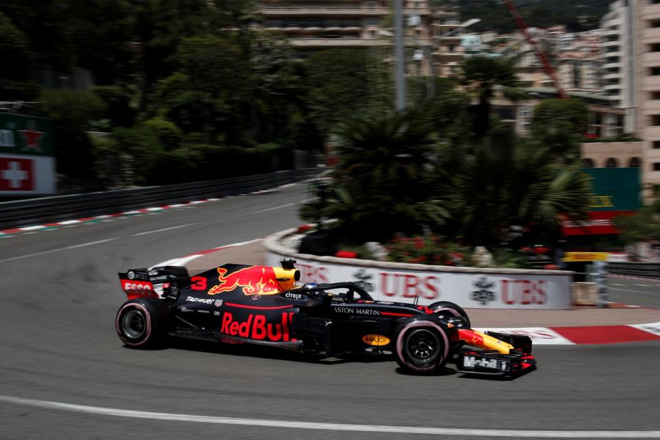 On pole: Ricciardo produced a brilliant lap at the iconic Monaco circuit: REUTERS