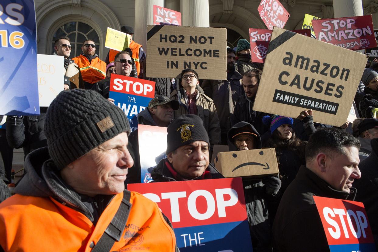 Amazon protest