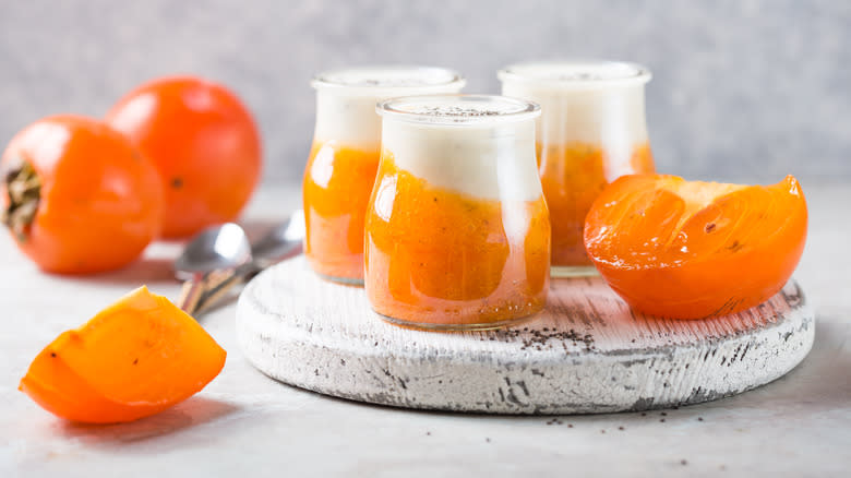 jars of persimmon pudding