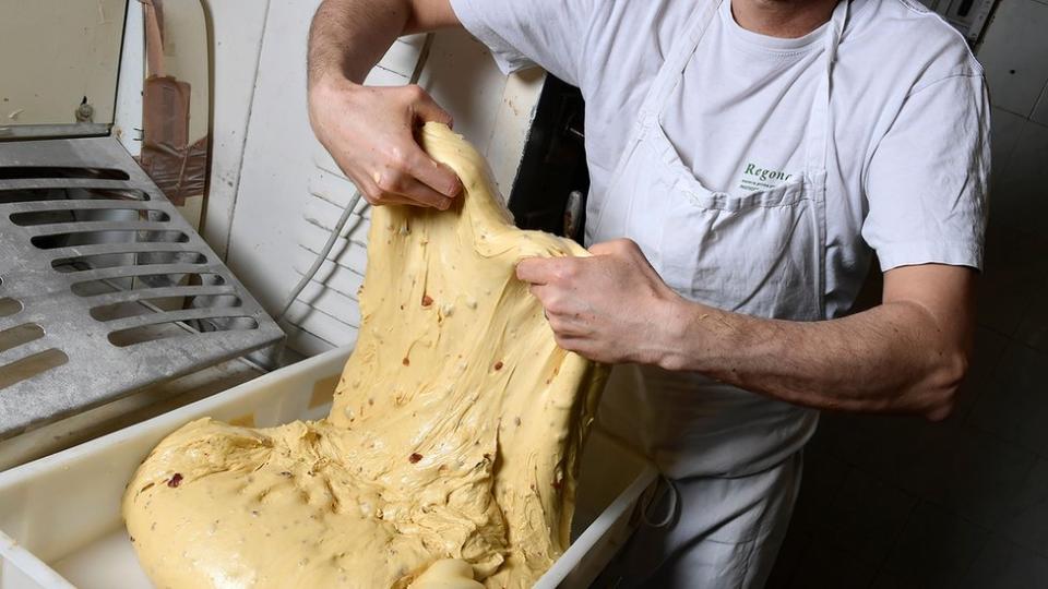 Masa de un panetón