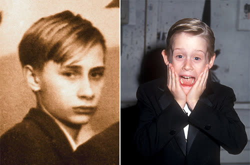 Yep, we'd do that face if we looked a young Vladimir Putin too, Macaulay!