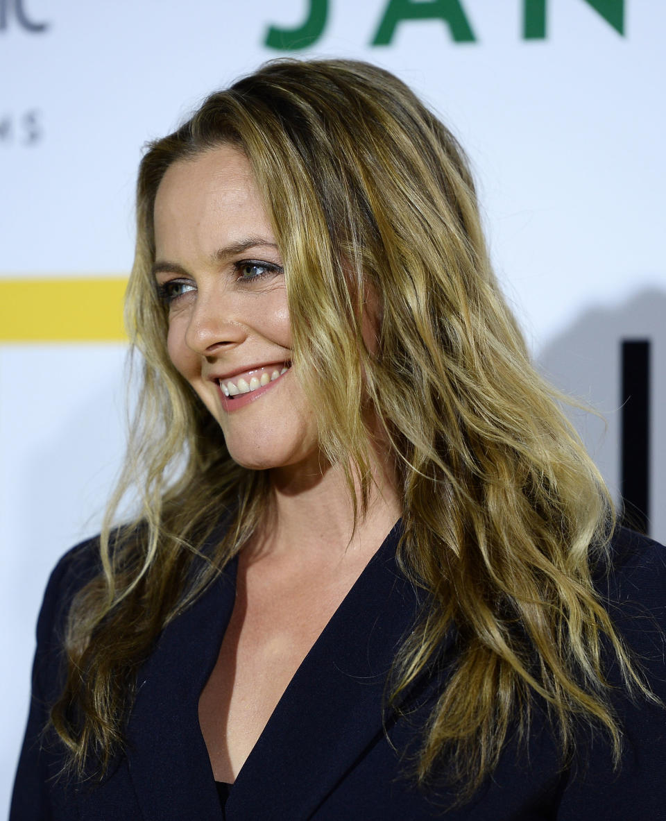 Alicia Silverstone at the Hollywood Bowl on Oct. 9. (Photo: Getty Images)