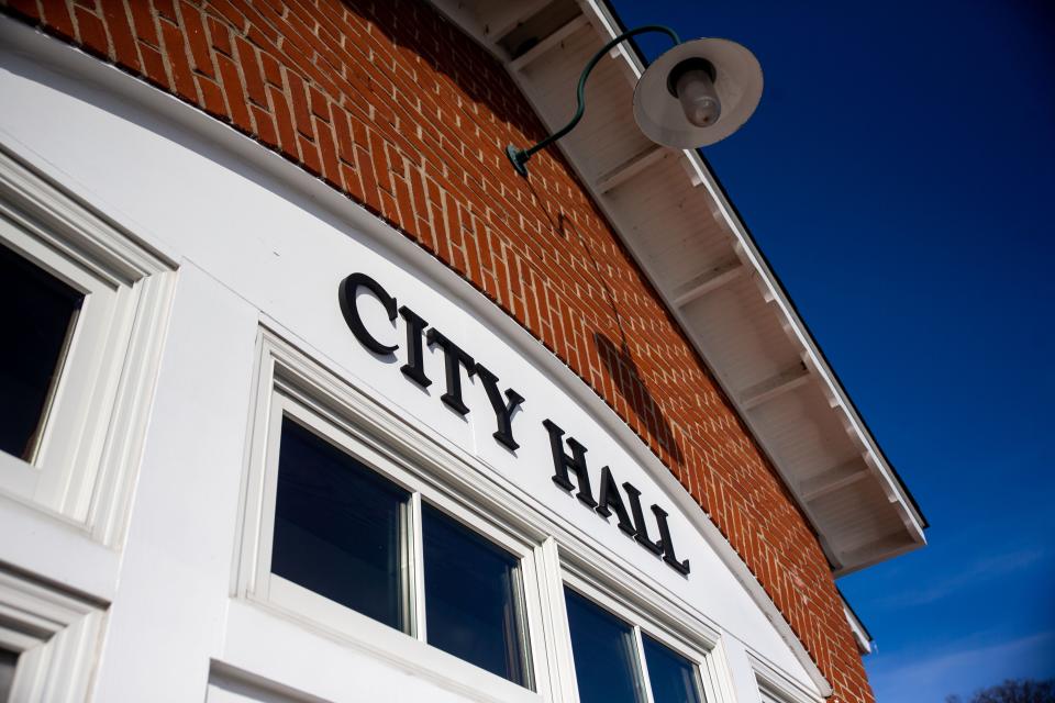 Harbor Springs City Hall is shown.