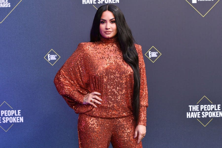 Demi Lovato E! People's Choice Awards 2020