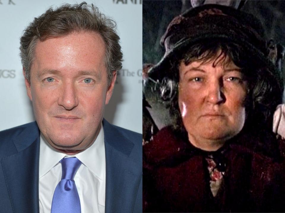 Piers Morgan and Brenda Fricker in Home Alone 2 ( Charley Gallay/Getty Images/Fox)