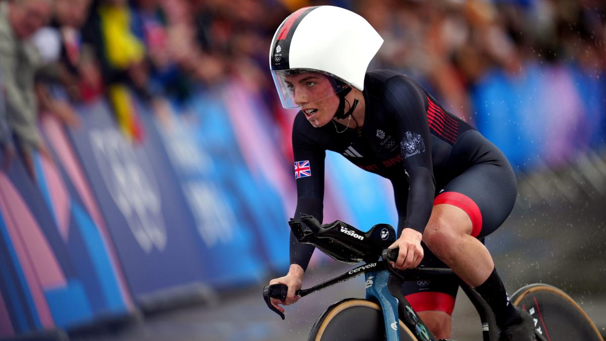 Silver medal for Anna Henderson in the women's time trial at the Olympic Games in Paris