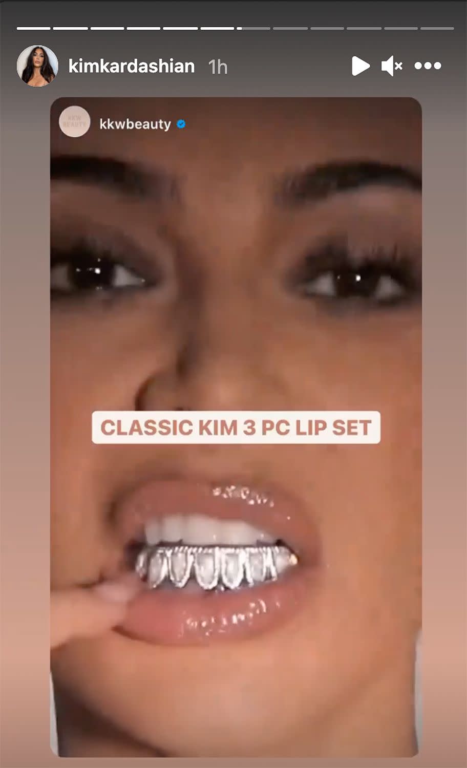 Kim Kardashian grills