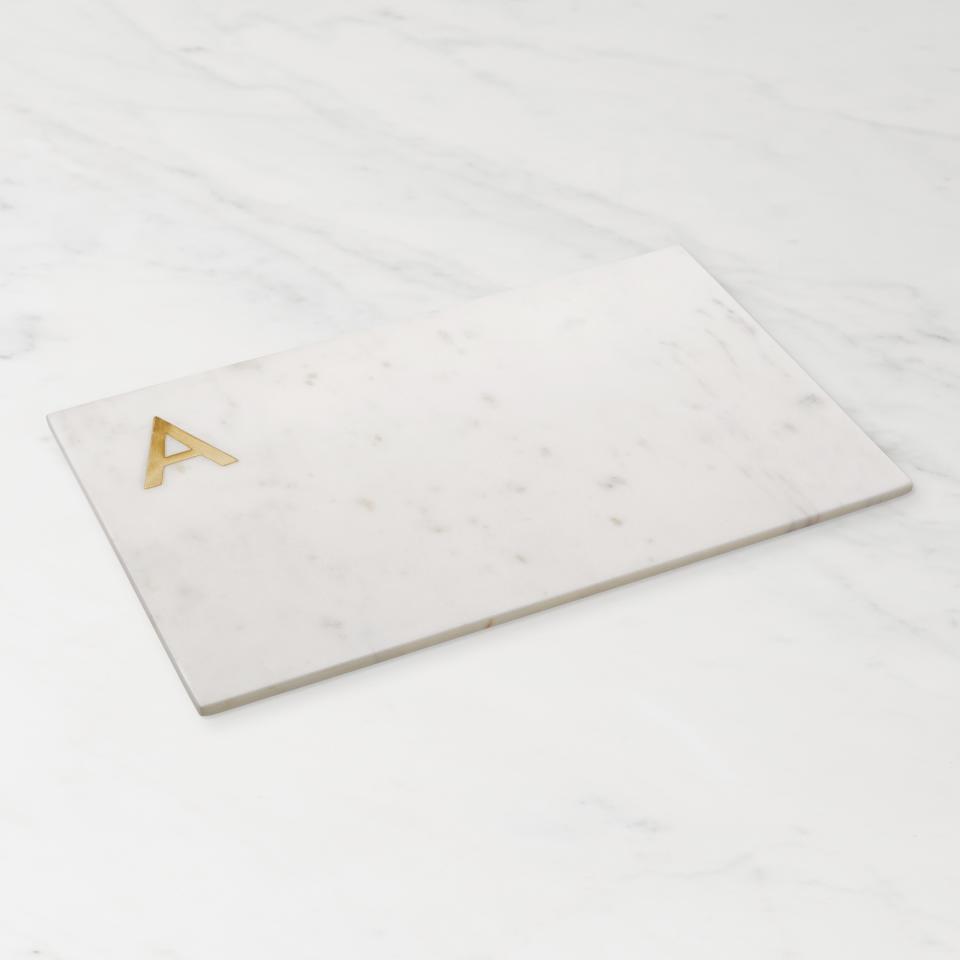 Marble & Brass Monogram Board