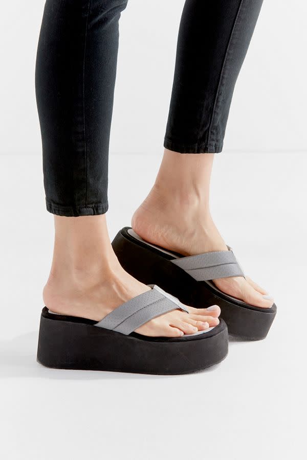 Urban Outfitters x Steve Madden Platform Thong Sandal