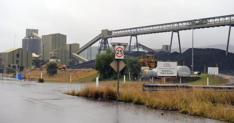 Rio Tinto's Newdell colliery near Muswellbrook in Australia's Hunter Valley. The global mining giant has announced a $3 bn writedown relating to its Mozambique coal project acquired in 2011