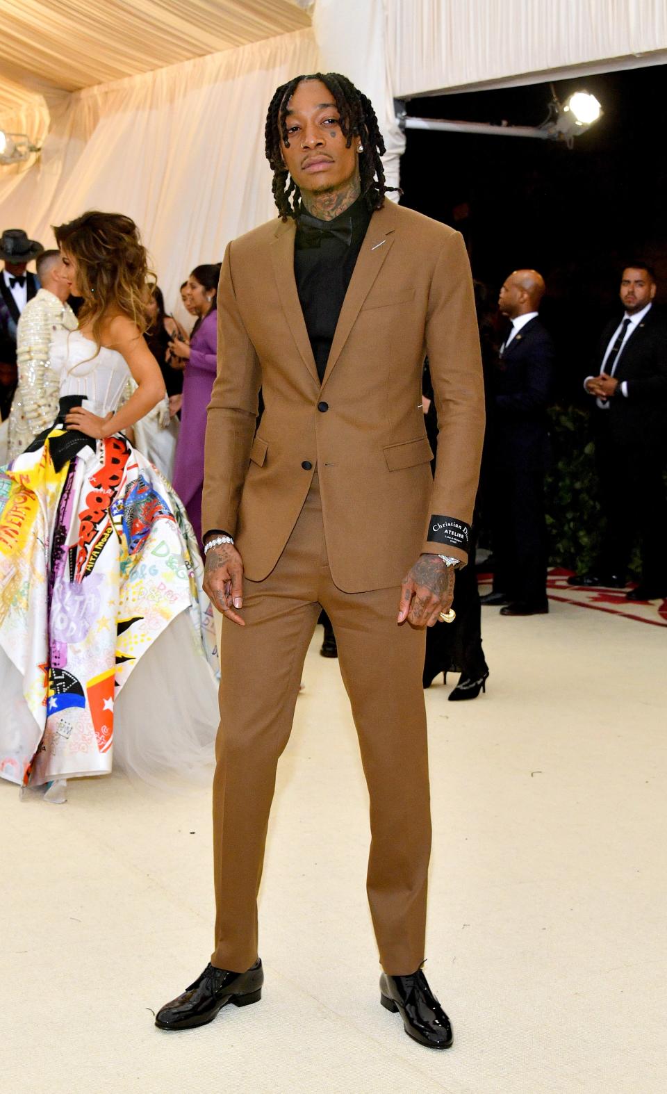 <h1 class="title">Wiz Khalifa in Dior Homme</h1><cite class="credit">Photo: Getty Images</cite>