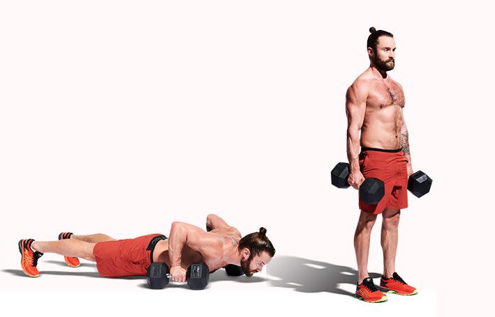 dumbbell burpee