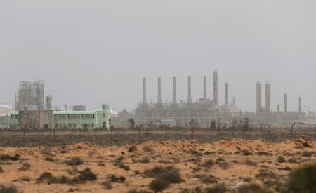 A view shows Ras Lanuf Oil and Gas Company in Ras Lanuf, Libya, March 16, 2017. Picture taken March 16, 2017. REUTERS/Esam Omran Al-Fetori