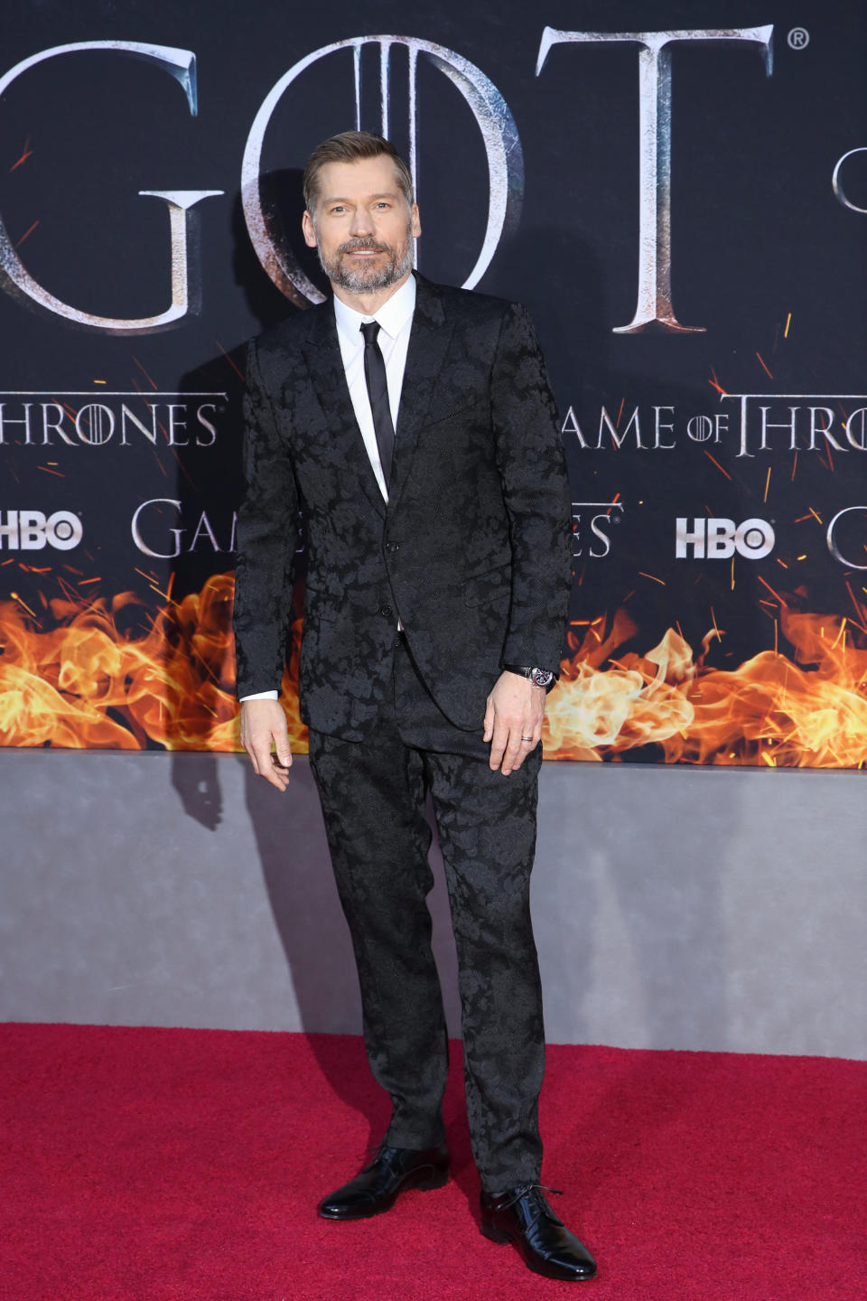 <p>No faltó tampoco al estreno Nikolaj Coster-Waldau, que eligió traje negro y corbata. (Foto: Caitlin Ochs / Reuters). </p>