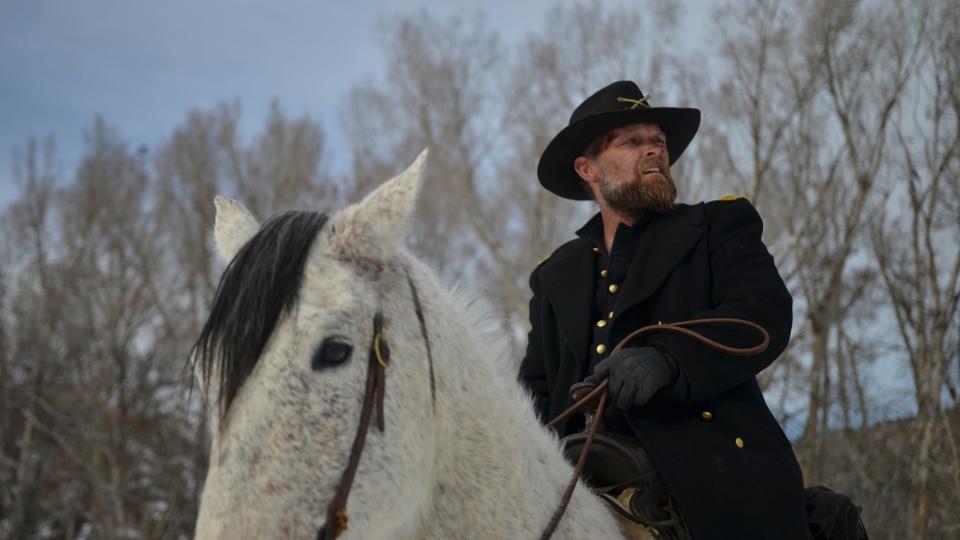 Brian Presley stars as former POW and Union Army officer Jack Calgrove in the post-Civil War drama "Hostile Territory." Presley, who grew up in Tulsa, also wrote, produced and directed the Western. Saban Films photo 