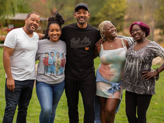 <p>Will Smith Instagram</p> Will Smith with his mother Caroline Bright and his siblings — Pamela, Henry and Ellen — in 2021.