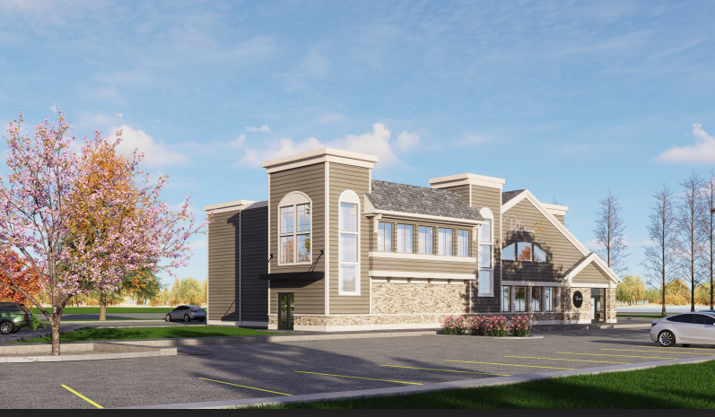 A rendering of Palomino’s. (Courtesy CBH Building & Development)