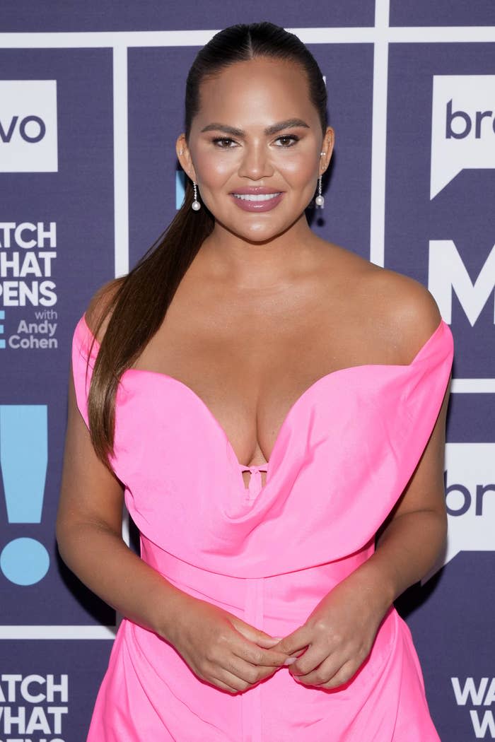 Closeup of Chrissy Teigen