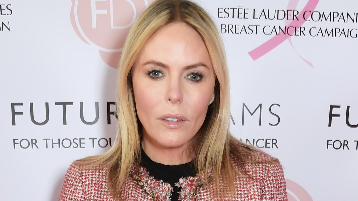 Patsy Kensit attends the Future Dreams Anniversary Ladies Lunch hosted by Estee Lauder Companies celebrating one year of Future Dreams House and 30 years of the Pink Ribbon at The Savoy Hotel on October 10, 2022 in London, England. (Photo by David M. Benett/Dave Benett/Getty Images)