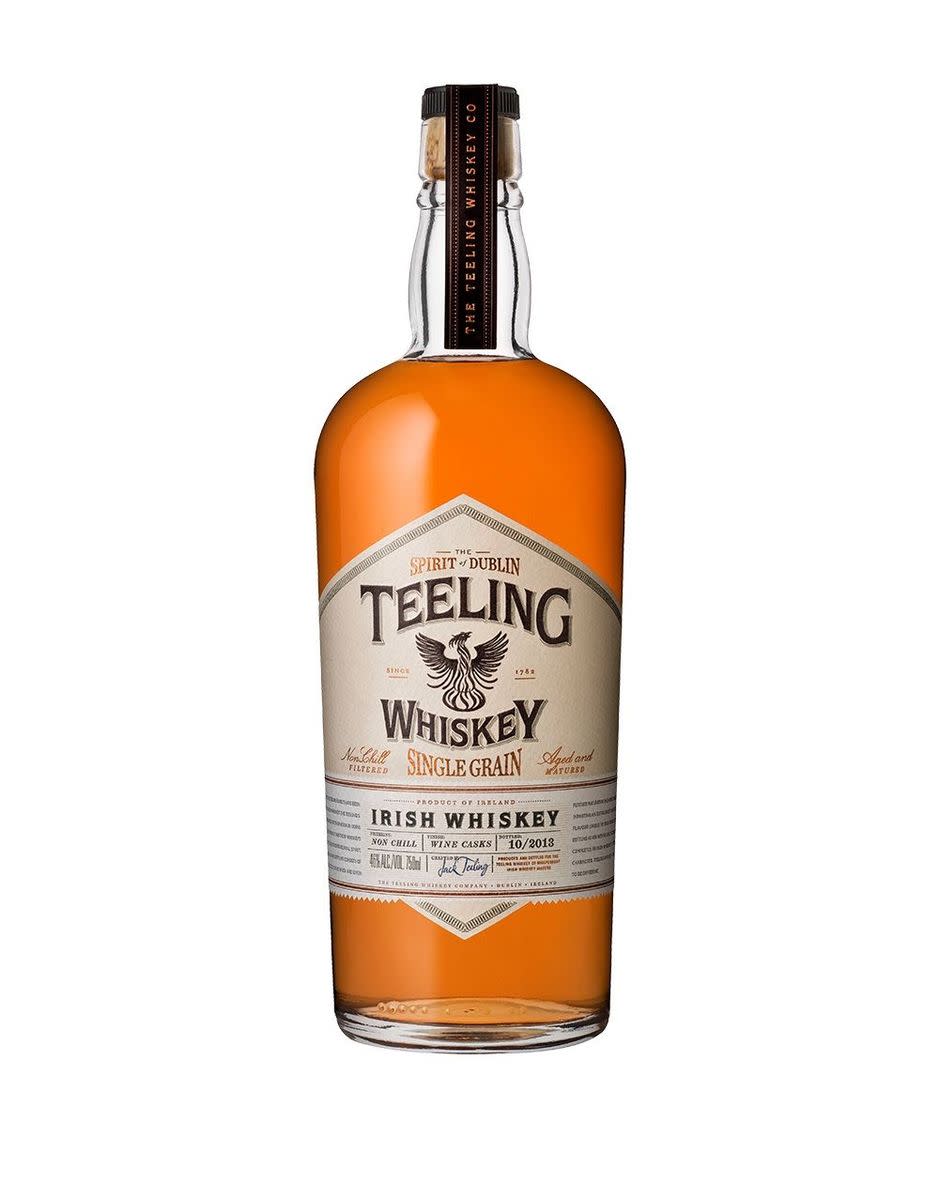 <p><a href="https://go.redirectingat.com?id=74968X1596630&url=https%3A%2F%2Fwww.reservebar.com%2Fproducts%2Fteeling-single-grain-irish-whiskey&sref=https%3A%2F%2Fwww.redbookmag.com%2Ffood-recipes%2Fentertaining%2Fg46670996%2Fbest-irish-whiskey%2F" rel="nofollow noopener" target="_blank" data-ylk="slk:Shop Now;elm:context_link;itc:0;sec:content-canvas" class="link ">Shop Now</a></p><p>Teeling Single Grain Irish Whiskey</p><p>reservebar.com</p><p>$50.00</p>