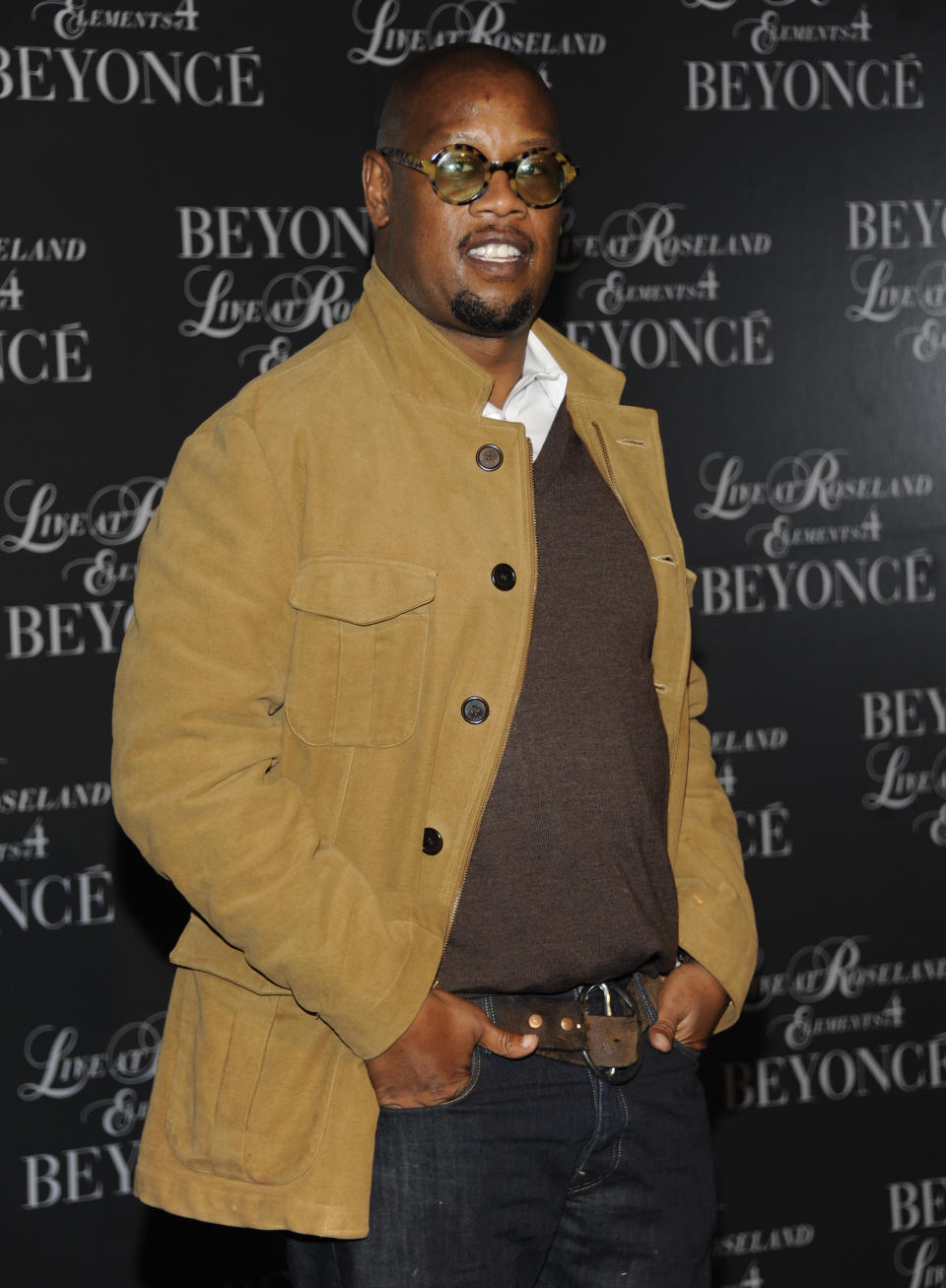 FILE - In this Nov. 20, 2011 file photo, Andre Harrell attends a special screening of "Beyonce Live At Roseland: The Elements of 4" at the Paris Theatre in New York. Harrell, the Uptown Records founder who shaped the sound of hip-hop and R&B in the late ’80s and ’90s with acts like Mary J. Blige and Heavy D and also launched the career of mogul Sean “Diddy” Combs, has died, several members of the music community revealed late Friday, May 8, 2020. He was 59. (AP Photo/Evan Agostini)