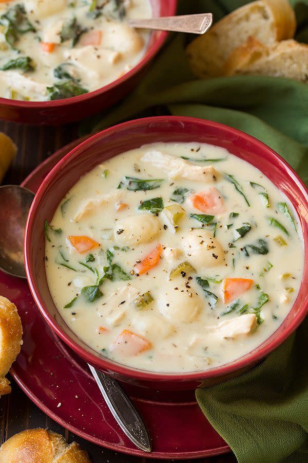 Creamy Chicken and Gnocchi Soup