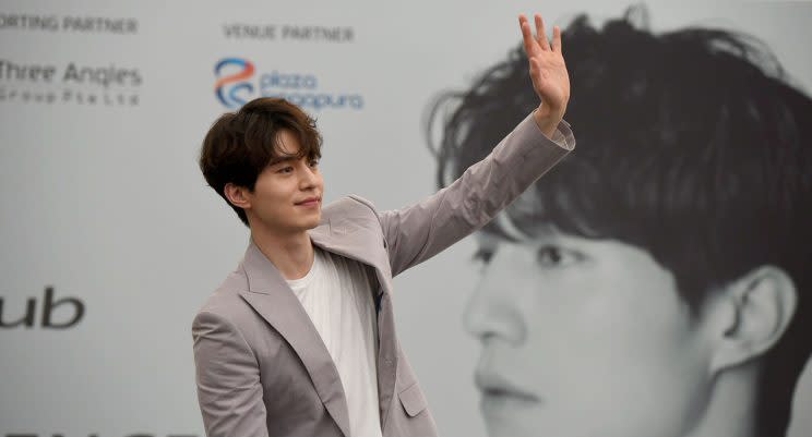 Lee Dong-wook in Singapore