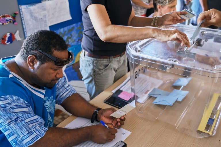 Indigenous people make up less than 50 percent of the electorate and some Kanaks back staying part of France