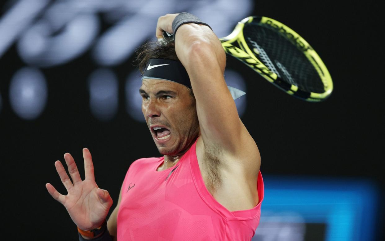 Nadal came through a sticky second set to overcome Delbonis in straight sets - Getty Images AsiaPac