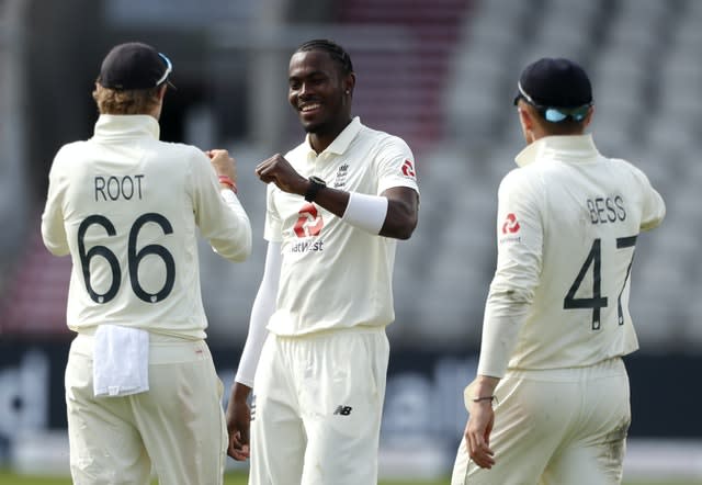 Jofra Archer was on a hat-trick 