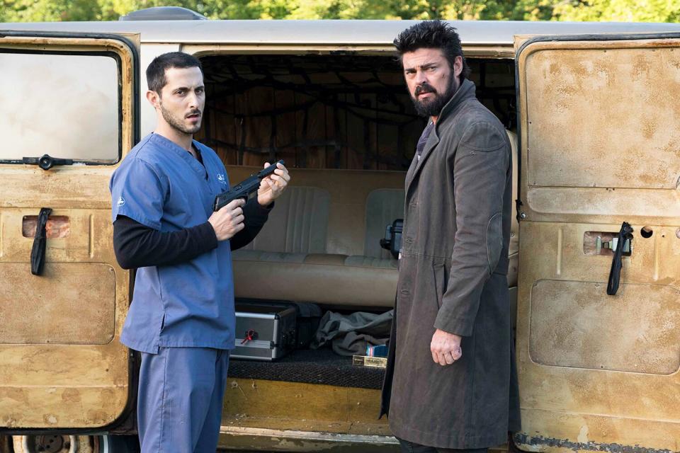 Tomer Capon (Frenchie), Karl Urban (Billy Butcher) The Boys Episode 206 "The Bloody Doors Off"