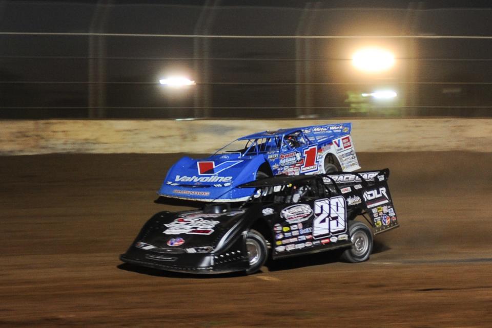 The World of Outlaws late model series races two multiple-day events with $50,000-to-win features in Wisconsin, May 4-6 at Mississippi Thunder Speedway in Fountain City and Aug. 3-5 at Cedar Lake Speedway in New Richmond.