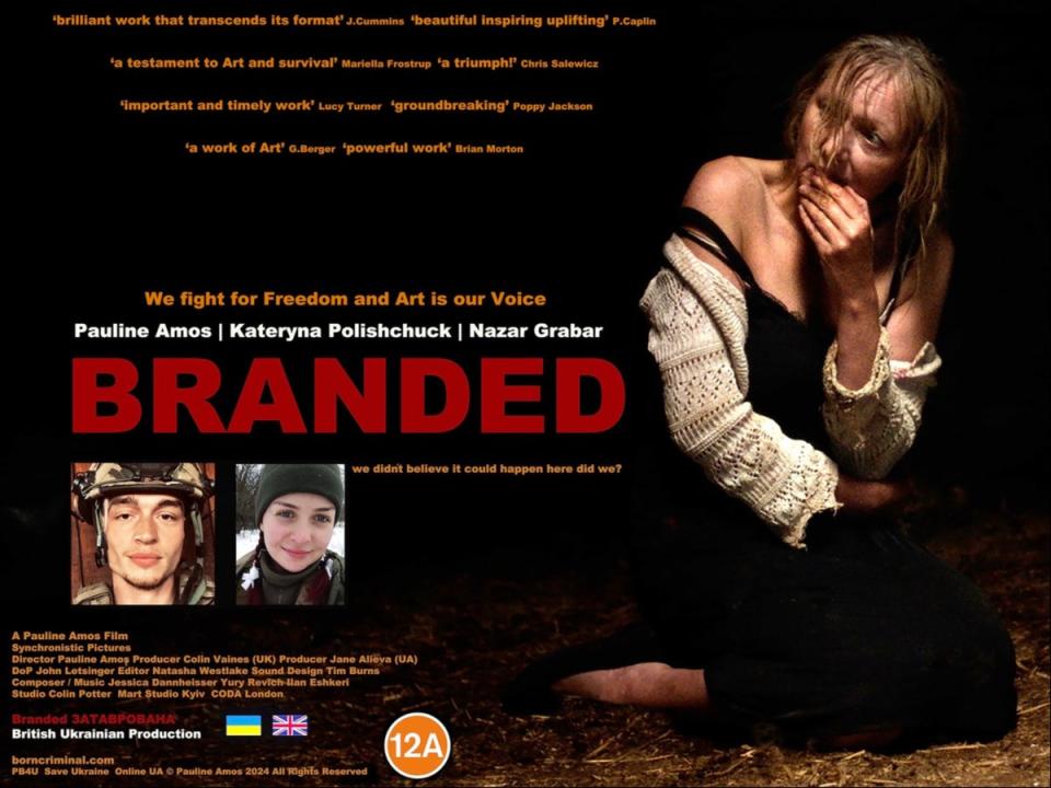 The film poster for ‘Branded’ (Pauline Amos)