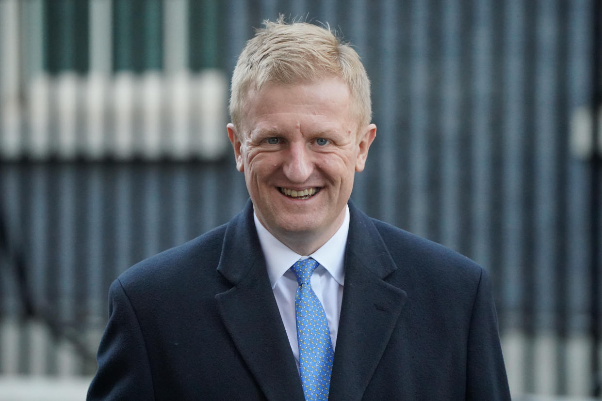 Chairman of the Conservative Party Oliver Dowden in Downing Street, London. Prime Minister Boris Johnson is today expected to receive Sue Gray's inquiry into allegations of lockdown-breaking parties held in Downing Street. The senior civil servant is understood to be preparing to hand over her long-awaited report to No 10 after working to pare it back following a request from the Metropolitan Police. Picture date: Monday January 31, 2022. See PA story POLITICS Johnson. Photo credit should read: Jonathan Brady/PA Wire
