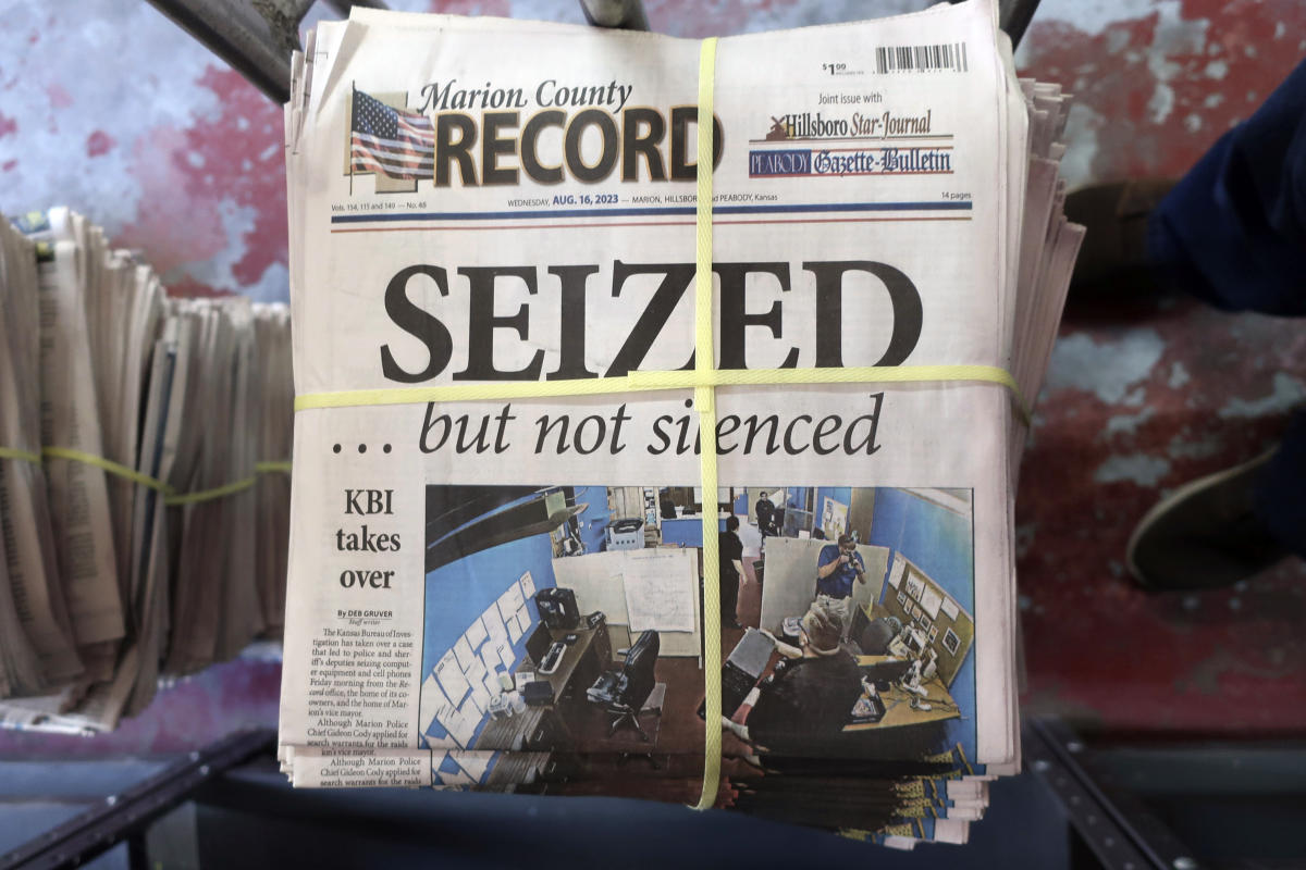 A Kansas newspaper raid likely broke the law, experts say.  But which?