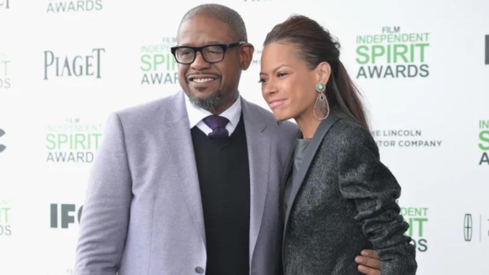 This 2014 photo shows actor/filmmaker Forest Whitaker (left) and Keisha Nash Whitaker, his wife at the time, attending the Film Independent Spirit Awards in Santa Monica, California. (Photo: Alberto E. Rodriguez/Getty Images)