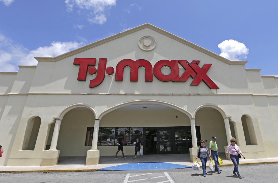 TJ Maxx’s parent company, TJX, is set to report earnings in the week ahead during what will be a rush of reports out of the retail sector. (AP Photo/Alan Diaz)