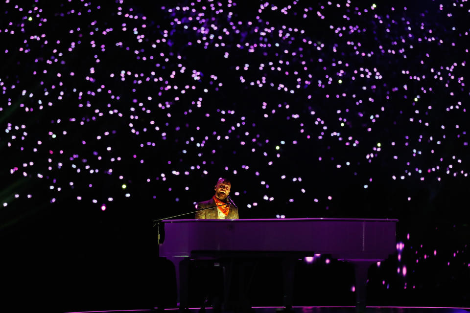 <p>Justin Timberlake performs during the Pepsi Super Bowl LII Halftime Show at U.S. Bank Stadium on February 4, 2018 in Minneapolis, Minnesota. </p>