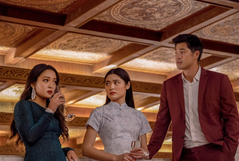 Chelsea Zhang, Ashley Liao and Ross Butler in 'Love in Taipei'