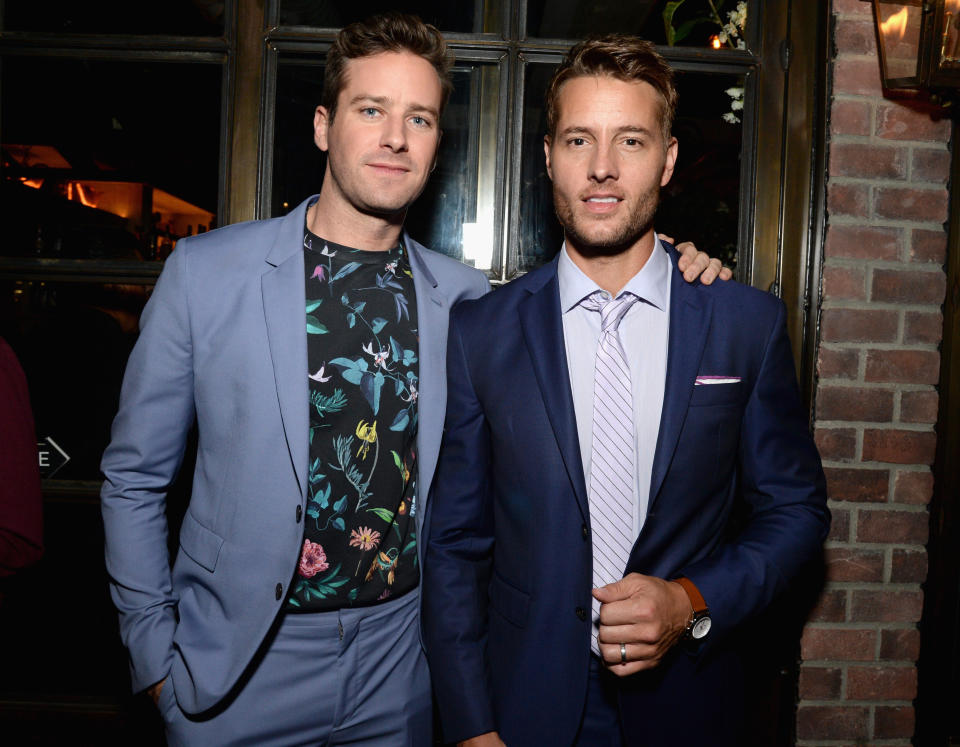 Armie Hammer and Justin Hartley