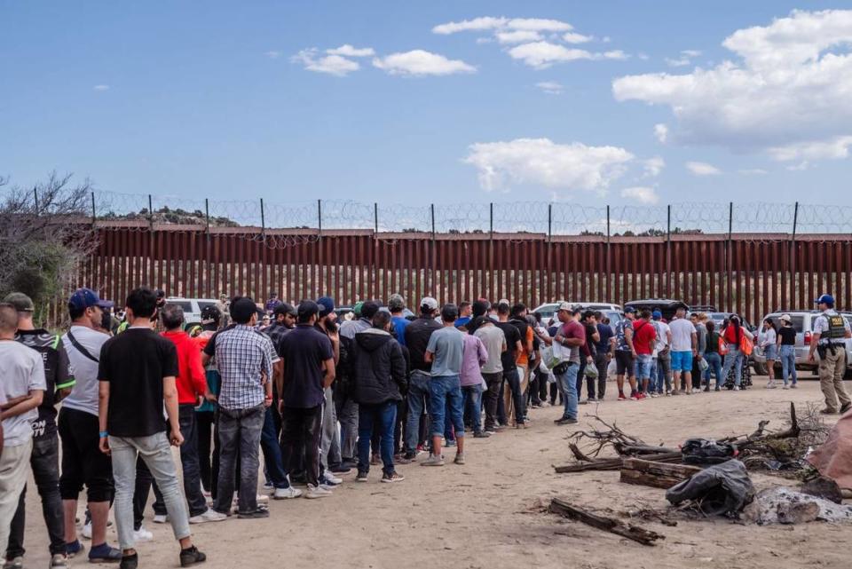 Texas Gov. Gregg Abbott said he has flown migrants from his state to Texas, in an escalation in his war with President Joe Biden over immigration. File Photo by Ariana Dreshler/UPI