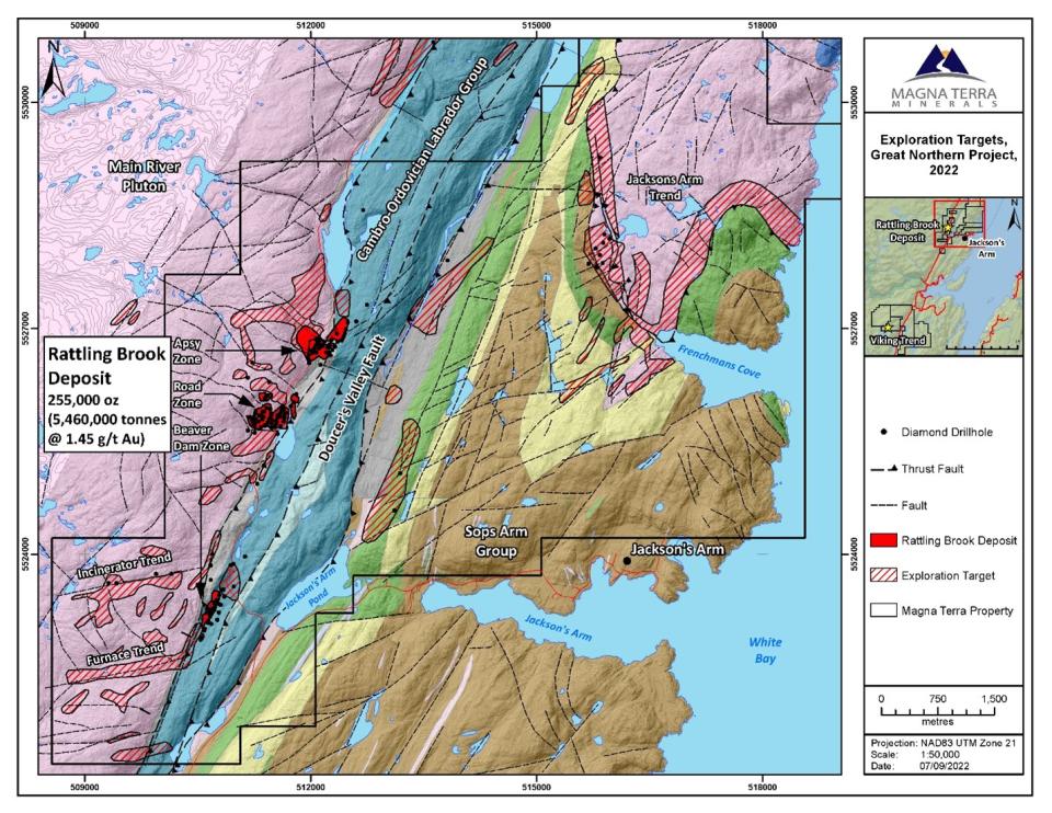 Magna Terra Minerals Inc., Tuesday, October 11, 2022, Press release picture