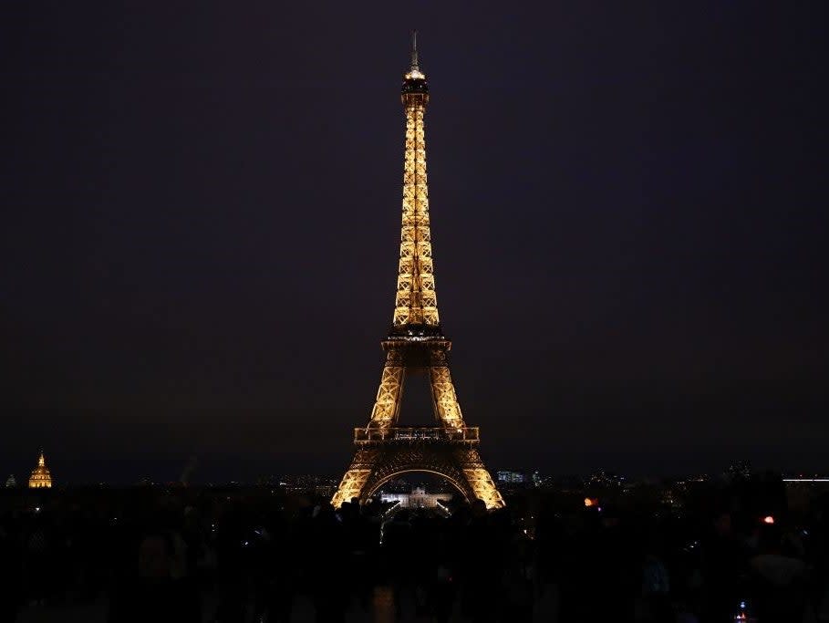 A stabbing attack took place near the Eiffel Tower in Paris on the evening of Sunday, 18 October (AFP via Getty Images)