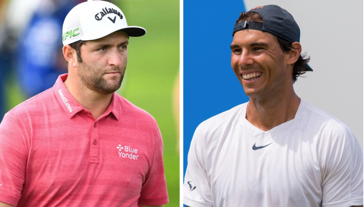 Jon Rahm jugó un partido de golf con Rafael Nadal... y perdió.