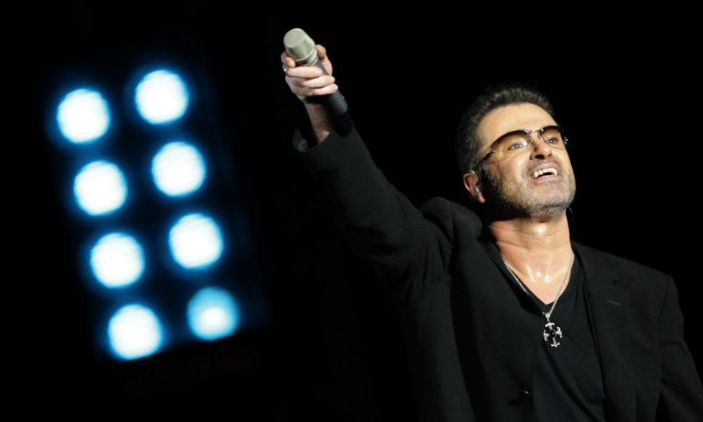 George Michael … performing in 2008.