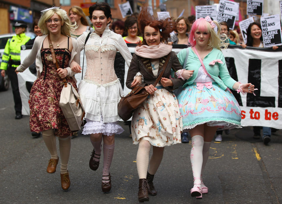 People March As The Slutwalk Arrives In Scotland