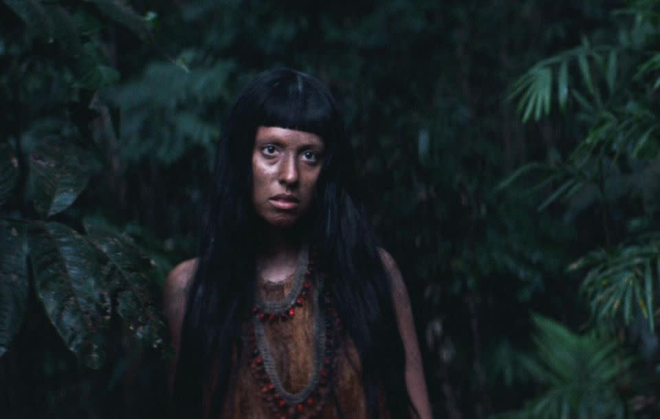 Yasmin plays Kina in the film Jungle, a native girl from the Amazon jungle. Source: Supplied