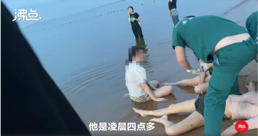 中國大陸秦皇島一名17歲少年為救3名少女犧牲。（圖／翻攝自沸點視頻）